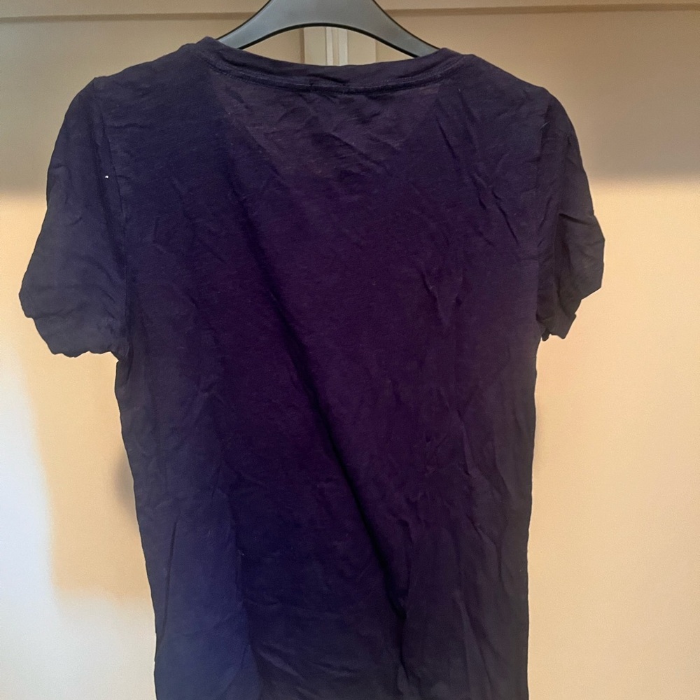 J. Crew Navy Tee with Elephant Design - Picture 3 of 4